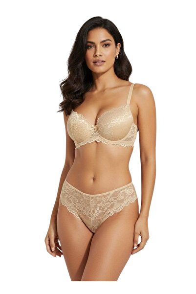 FUNELLA Γυναικείο Σετ Σουτιέν με Δαντέλα