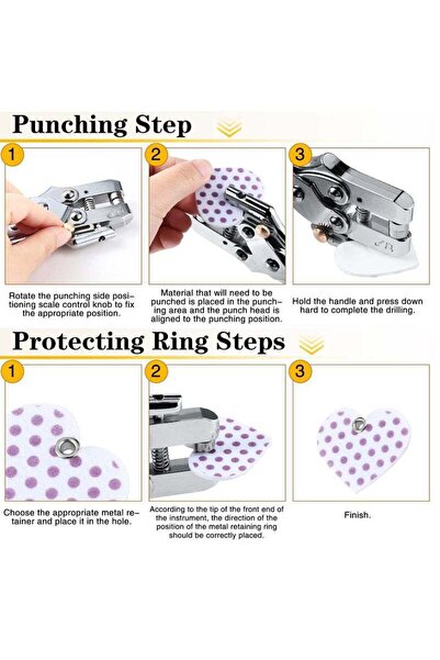 Generic 3/16 Inch Grommet Tool Kit - Eyelet Plier Set with 200 Grommets for Shoes, Clothes, Bags