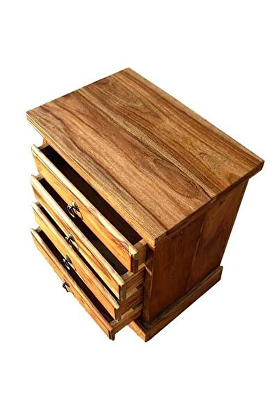 Bamena Wood Forja Ahşap Komodin