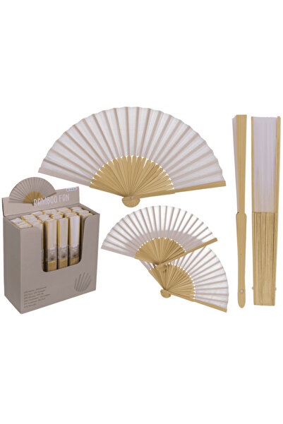 Out Of The Blue Bambu Yelpaze Beyaz