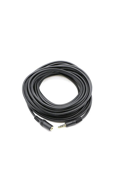 ERT 3.5mm Stereo Ses Uzatma Kablosu 5 Metre Erkek–Dişi AUX Jack Kulaklık Hopa...