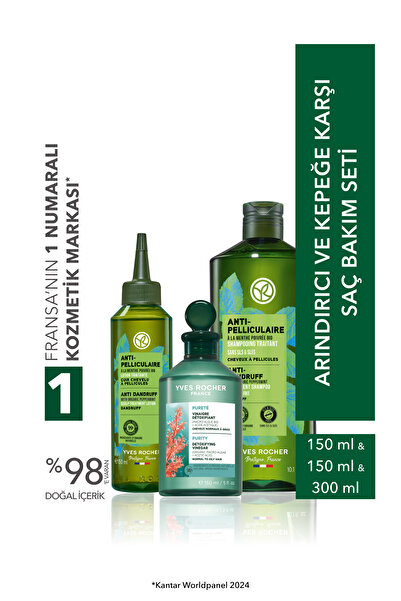 Yves Rocher Arındırıcı ve Kepeğe Karşı Saç Bakım Seti