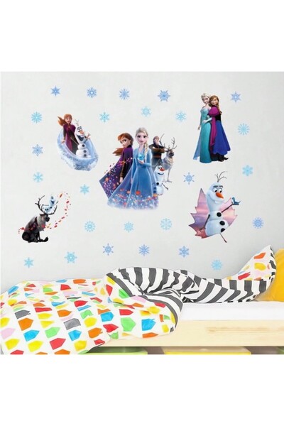 Inovius Sticker/Autocolant Craciun Elsa, Ana si prietenii - 775787