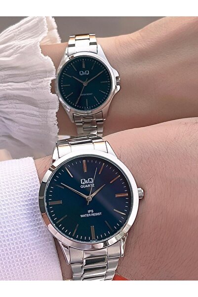 Q&Q Steel Cord 2-Year Warranty 3 Atm Water Resistant Wristwatch Special for Lovers and Couples Qq.Cf001.4