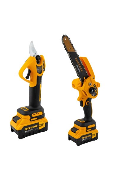 Rotor Set de baterii mini drujbă 21V 3Ah CS 1 și foarfece de grădină GS 1