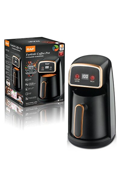 raf 3-in-1 Turkish Coffee Maker R.117 – 600W Digital Electric Coffee, Water & Milk Heater (300ml)