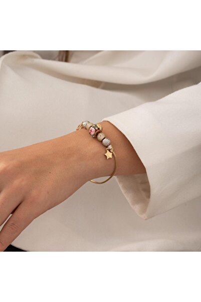 H.M Hakan Mücevherat Charmlı 14 Ayar Altın Bileklik