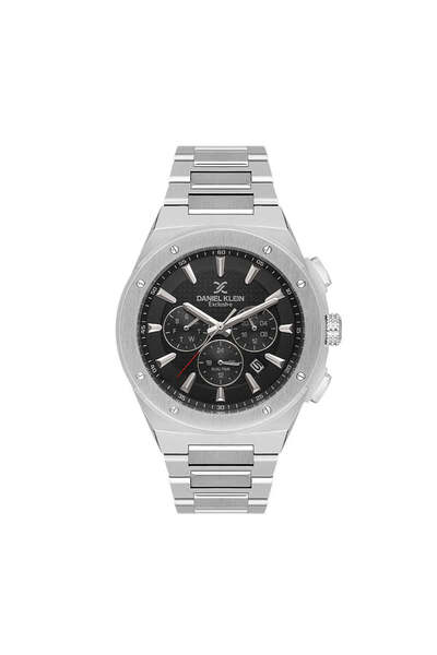 Daniel Klein Exclusive Silver Stainless Steel Watch for Men DK.1.14219-1