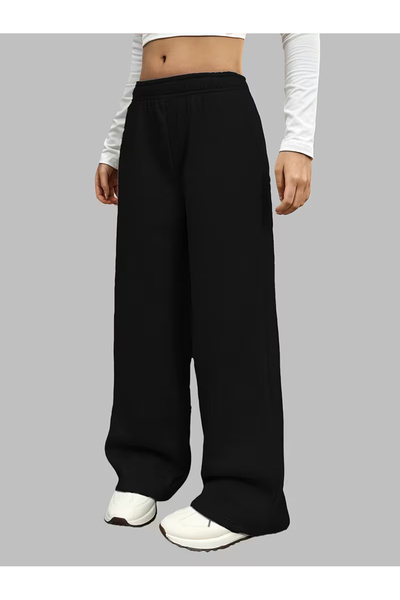 haha Kız Çocukları için Geniş Paça Eşofman Altı