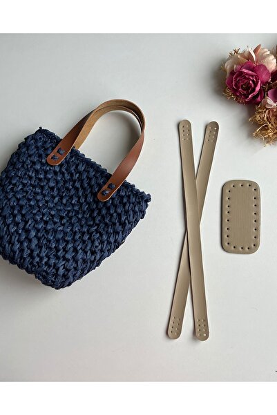 zg hobi aksesuar Örgü Çantalar İçin Dikilebilir Sap Ve Taban Kiti
