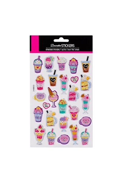 OEM Autocolante cu înghețată și milkshake - 26 buc