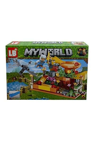 OEM LB+ Construction Set, My World of Minecraft with light effects and movable parts, 227 pieces