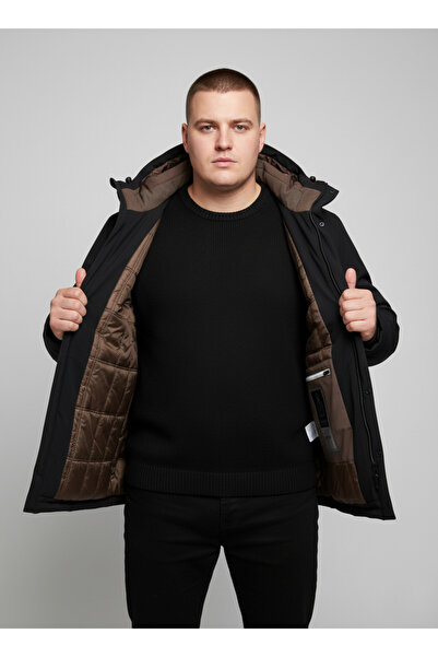 DYNAMO Men's Hooded Rain and Windproof Coat