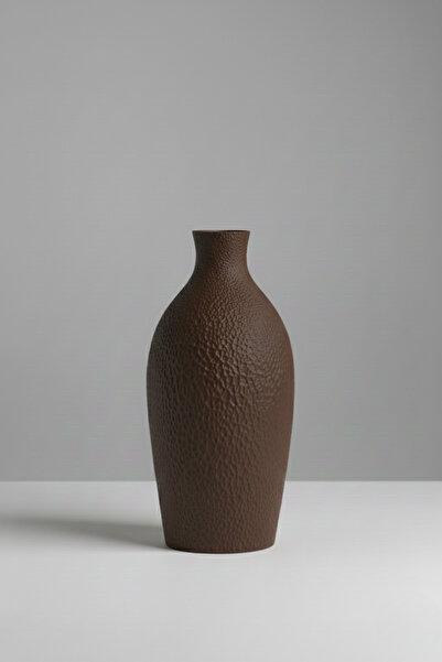 Smile3D Dekoratif Dokulu Vazo 20 cm 3d Ağır Baskı