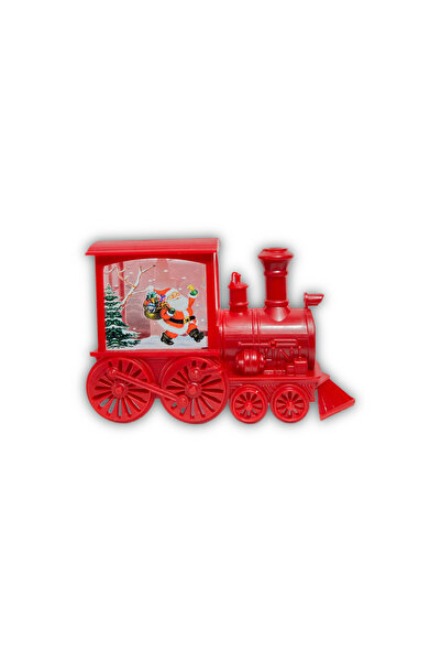Yılbaşı Noel Baba’lı Led Işıklı Dekoratif Tren