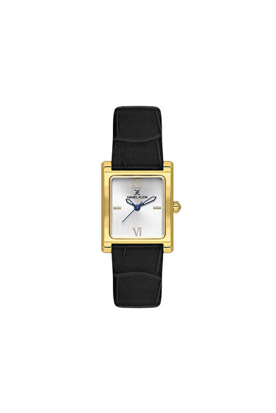 Daniel Klein Premium Black Leather Watch for Women DK.1.14112-2