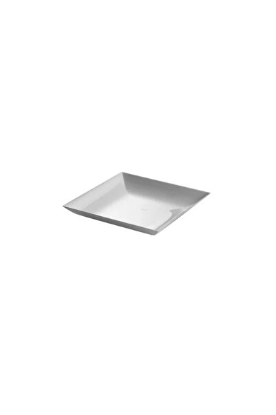 Esse Set of 24 white plastic monoportion trays, 7 x 7 cm