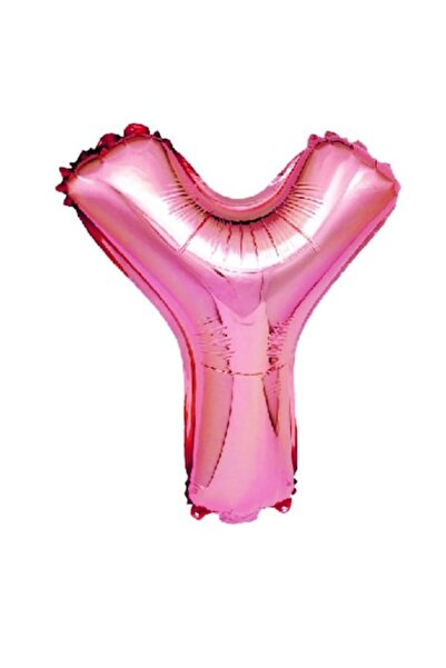 OEM Balon Litera Y, Auriu Roz, 40 cm