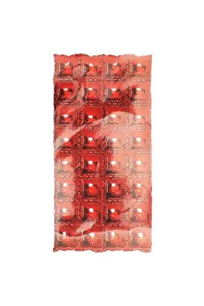 OEM Декоративен фолиен стенен балон, червен, 139 см