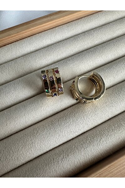 ringbox Mix Multi-Colored Small Hoop Earrings