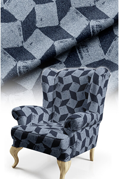 CANİLA Woven Geometric Patterned Digital Printed Upholstery Sofa Fabric