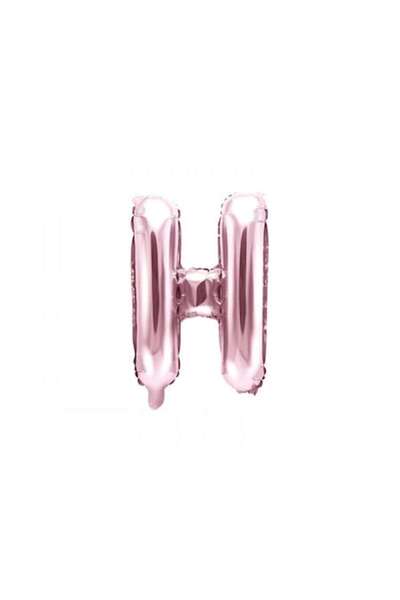 DECO Rose Gold Foil Balloon Letter H, 35 cm