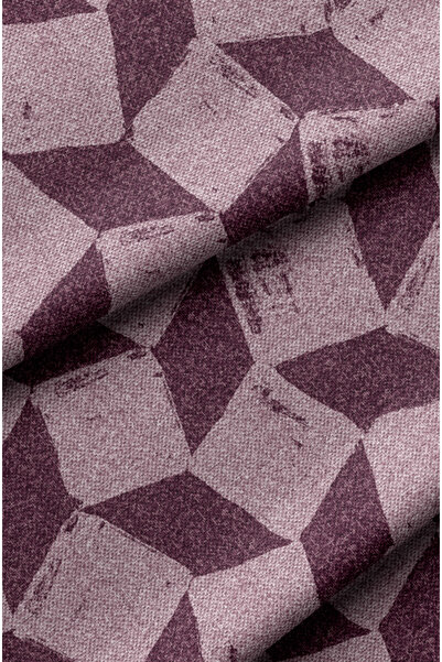 CANİLA Woven Geometric Patterned Digital Printed Upholstery Sofa Fabric