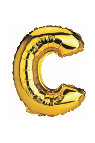 OEM Balon Litera C, Auriu, 40cm