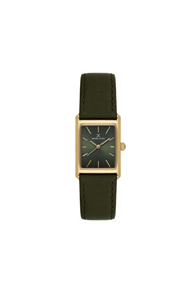 Daniel Klein Premium Green Leather Watch for Women DK.1.14124-3