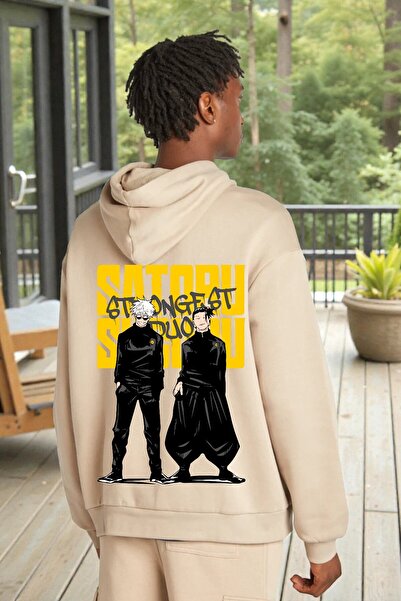 FG KONNİCHİWA Φούτερ Anime Kaisen Jujutsu με κουκούλα Ανδρικό Γυναικείο με κουκούλα Cosplay Gojo Satoru