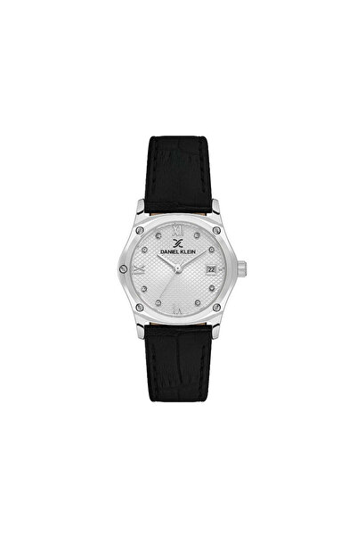 Daniel Klein Premium Black Leather Watch for Women DK.1.14270-1