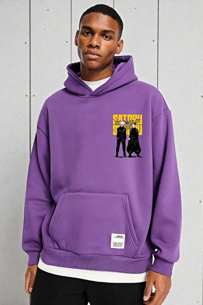 FG KONNİCHİWA Φούτερ Anime Kaisen Jujutsu με κουκούλα Ανδρικό Γυναικείο με κουκούλα Cosplay Gojo Satoru