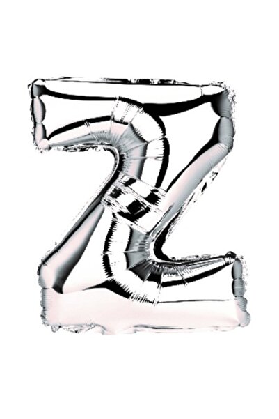 OEM Балон буква Z, сребрист, 40 см
