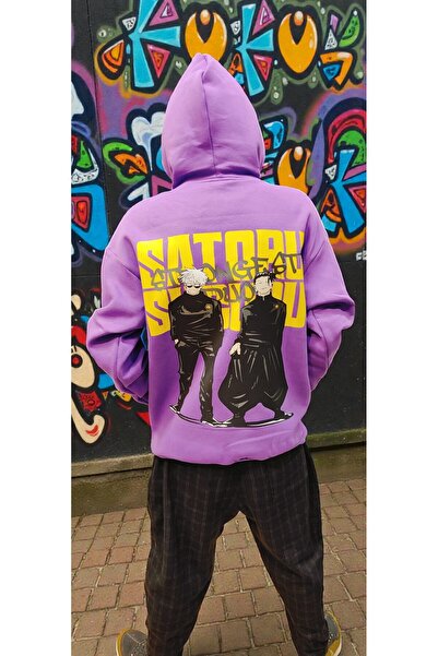 FG KONNİCHİWA Φούτερ Anime Kaisen Jujutsu με κουκούλα Ανδρικό Γυναικείο με κουκούλα Cosplay Gojo Satoru