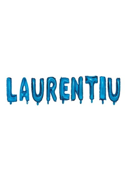 OEM Set baloane folie albastre 'Laurentiu', 40 cm