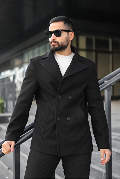 BASEL.CO Basic Double-Breasted Cashmere Jacket/Coat