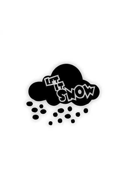 autostickere Sticker Let it Snow