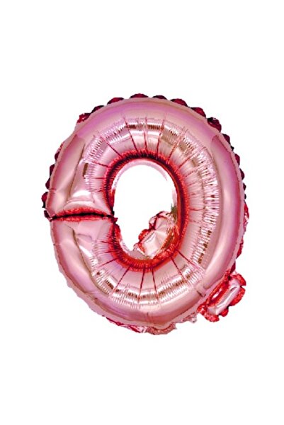 OEM Μπαλόνι γράμμα Q, ροζ χρυσό, 40 cm