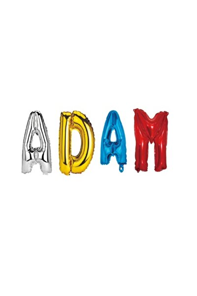 OEM Σετ μπαλονιών με το όνομα Adam, πολύχρωμα, 40 cm