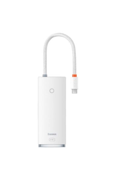 Baseus Adaptor HUB, Lite, cu 6 porturi, 2 x USB 3.0, 1 x HDMI, 1 x USB-C PD, ...