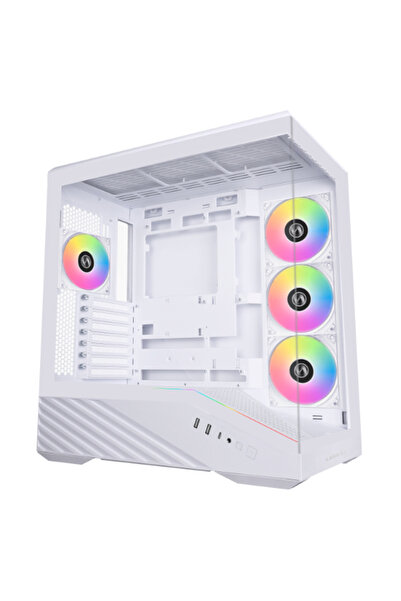 Lian Li V100 ATX Mid-Tower Pre-Installed 4 Fans ARGB - White