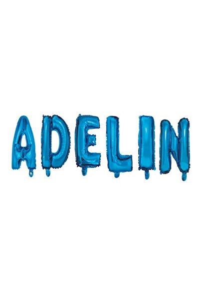OEM Adelin Name Balloon Set, Blue, 40Cm