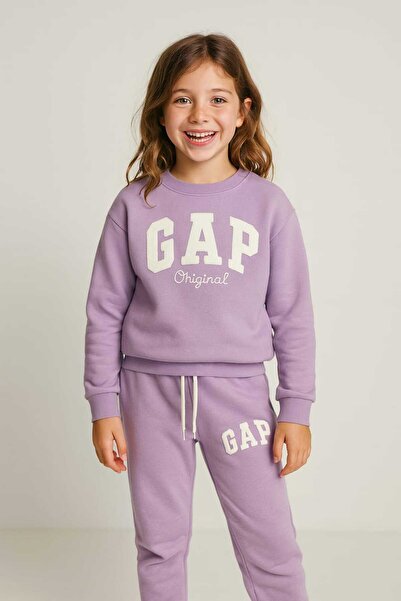 MİLAYS LİFE HOME COLLECTİON Set de trening de iarnă pentru fetiță, bumbac 100...