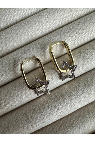 ringbox Double Color Star Earrings