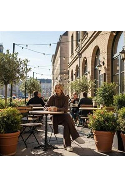 EREN STYLE Hair Braid Motif Sweater, Trousers and Kaşkol 3-Piece Set (between Sizes 36-50)