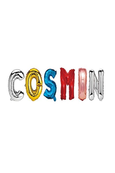 OEM Σετ μπαλονιών με το όνομα «Cosmin», πολύχρωμο, 40 cm