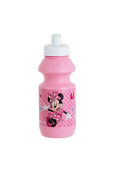 OEM Sticlă de apă roz cu capac rabatabil Minnie - 380 ml