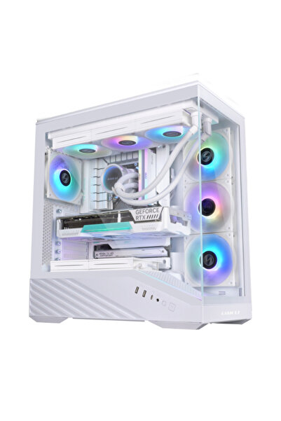 Lian Li V100 ATX Mid-Tower Pre-Installed 4 Fans ARGB - White