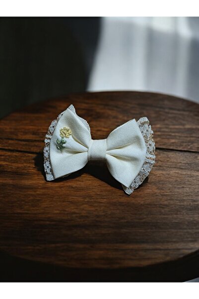 EGOMİ Stylish Tulle Detailed Hair Clip for Babies with Little or No Hair