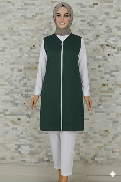 sarıdağ Combed Cotton Vest Tunic